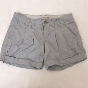 Old Navy pleated blue gray shorts size 2